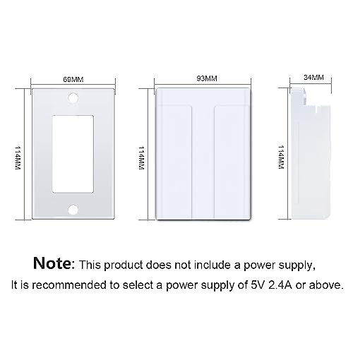 Lanbon P1 Wireless Charger With Outlet Plate, Wall Phone Holder Charger For Kitchen/Garage, Qi-Certified For Iphone 14/14 Pro Max/13/12 Pro Max/Se/11/11 Pro/11 Pro Max/Xr/Xs Max/Galaxy S22,S21,S20,S10 #TOP6