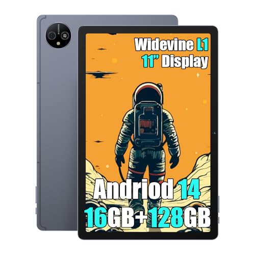 Image of Ulefone TAB A11 PRO Unlocked Android 14 Tablet (WiFi+Cellular), 11 inch Display, MediaTek Helio G99 Octa-Core 16GB RAM+128GB ROM, 8800mAh Battery, BT5.2 /GPS /NFC /4G LTE /WiFi /Widevine L1 Support