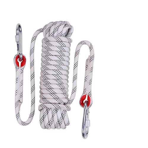 JEJIET ���[�v 10mm 12mm �����x �ω׏d 2100kg-2800kg �|���G�X�e�� 20M/30M/50M�I���� �J���r�i2�t�� �h�� �⏕���[�v �A�E�g�h�A �L�����v �^�� ���| ���@�\�R�[�h (�z���C�g,12mm / 50M)