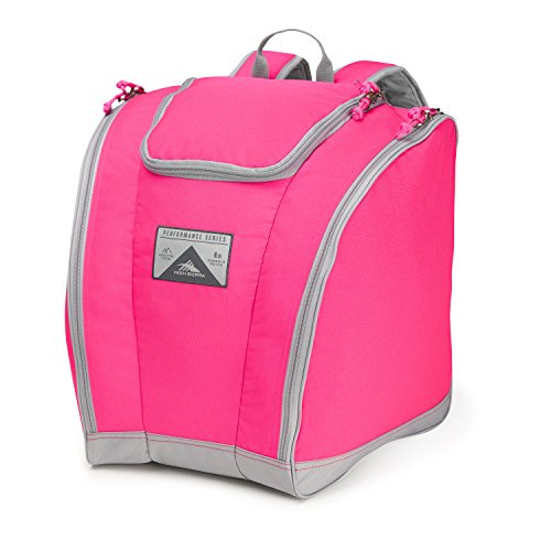 High Sierra Ski Boot/Snowboard Boot Bag Backpack - Flamingo/Ash