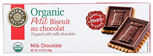 Natural Nectar Organic Milk Chocolate Petit Biscuit, 5.29 Oz #TOP1
