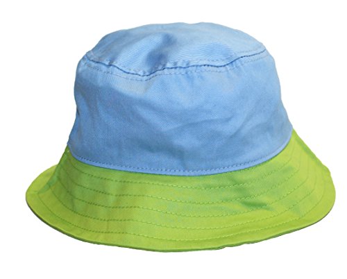 Midwest Gloves and Gear Kids Bucket Garden Hat Combo Pack, Blue/Lime/Pink2