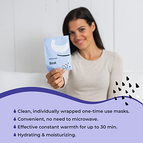 Corneacare Rest: Self Heating Warm Compress For Eyes | Heated Eye Mask For Fast Relief Of Dry Eyes | No Microwave Needed | Travel Ready | Eye Treatment Products For Dry Eye Relief | 30 Count #TOP4