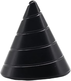Vocdikficy Mesa Fidget Toy Cono Giratorio Giroscopio Escritorio de Oficina Fidget Toy IlusióN óPtica Juguete Que Fluye para los Dedos, Negro