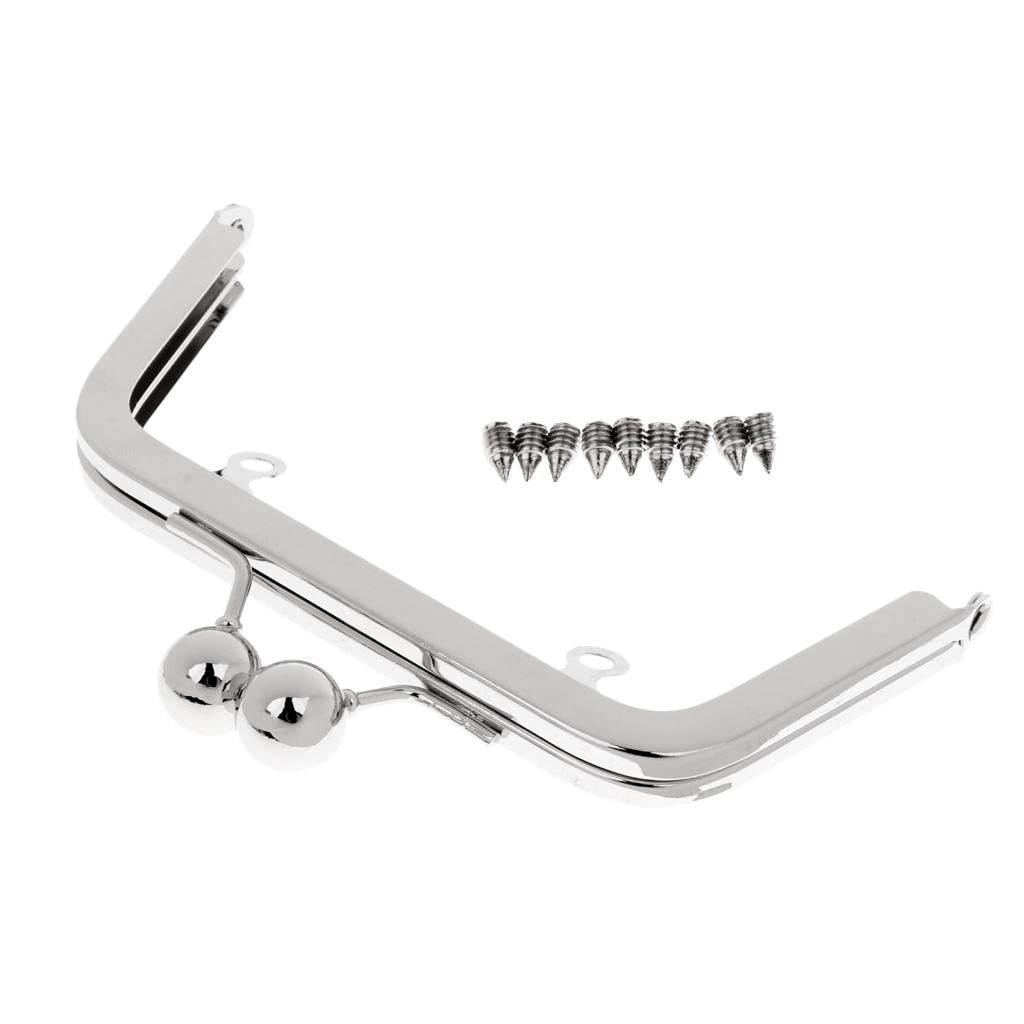 Metal DIY Purse Handbags Handle Coins Bags Metal Kiss Clasp Alloy Lock Frame SilverCrafts|Sewing|Foundations & Undergarments|Purse Handles, Frames & Feet-picture-32