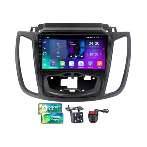 Autoradio Android 13 pour Ford Kuga 2 Escape avec écran tactile 9 pouces GPS et Bluetooth