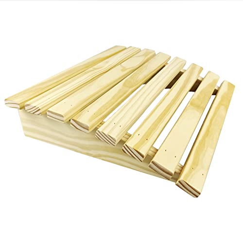 HJJKKH Wooden Sauna Headrest,Sauna Headrest Pillow,100% Natural Wood Neck Pillow Head Support for Sauna Room Sauna Supplies Accessories (Wood-Style-3)