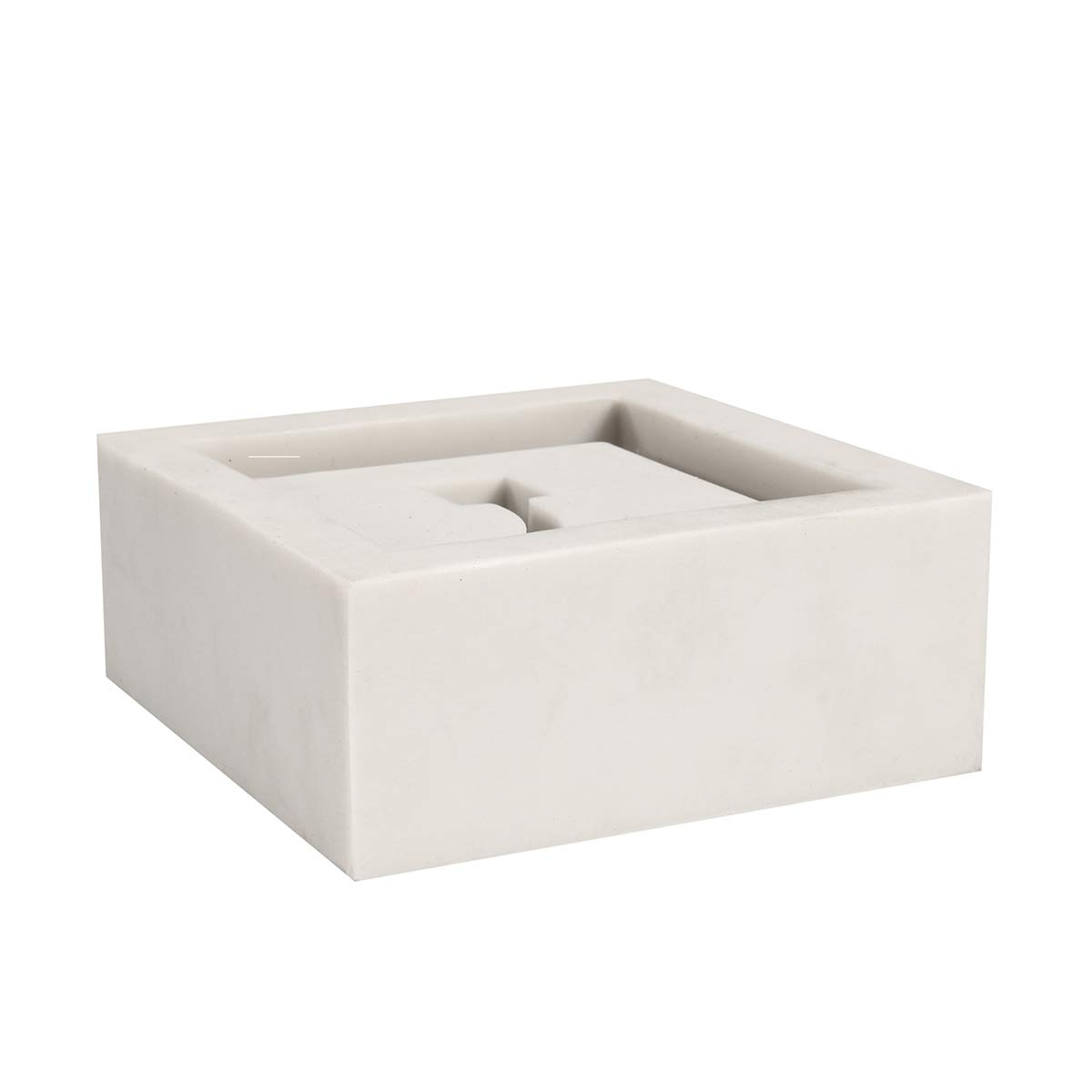 RanDal Silikonowa forma do kwiatów betonu 3D ręcznie wykonana roślina do poszukiwania DIY Candle Cement Memor