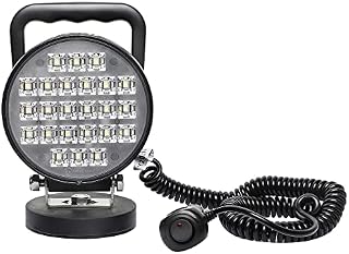 Exzeit Magnetic Light Bar, Led Work Light with Strong Magnetic Base Cigarette Lighter Powered , 36W Portable Flood Light for Car Tractor Truck Camping, Emergency Engineering Repairs, 12/24V