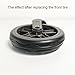 Stroller Wheel Tire Buggy Tire for Pushchair Front Or Back Wheel Customized PU Tubeless Tyre Cover Stroller Accessories(1back tyre-Vista N)