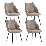 【Confort d'Assise Exceptionnel】Le siège de la chaise salle manger à rembourré avec une éponge haute densité assure un soutien ferme et une excellente élasticité. Il procure une sensation de confort doux et relaxant, transformant chaque repas en un moment de détente idéal.