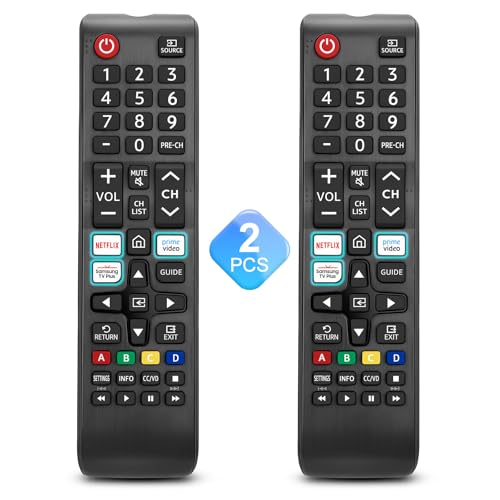 【Pack of 2】 Universal for Samsung-TV-Remote-Control Replacement,Compatible with All Samsung Smart Frame QLED LED 7 Series TVs