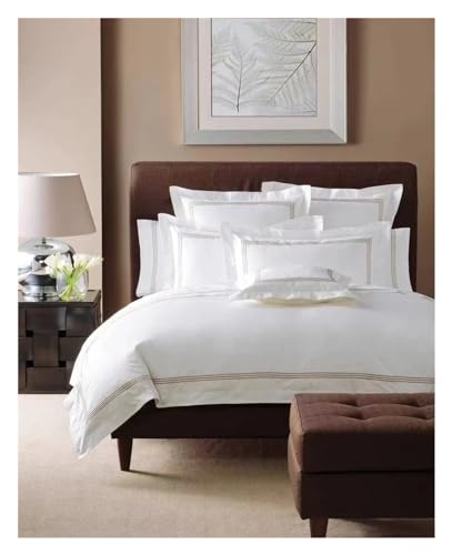 Drap de lit de luxe en coton blanc pour retrouver le plaisir de dormir