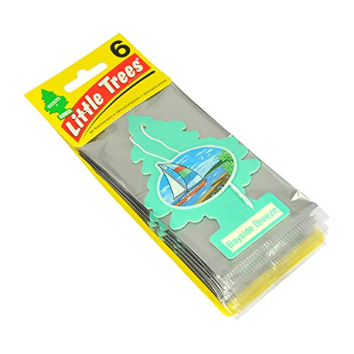 Little Trees Car Air Freshener 6-Pack (Bayside Breeze)