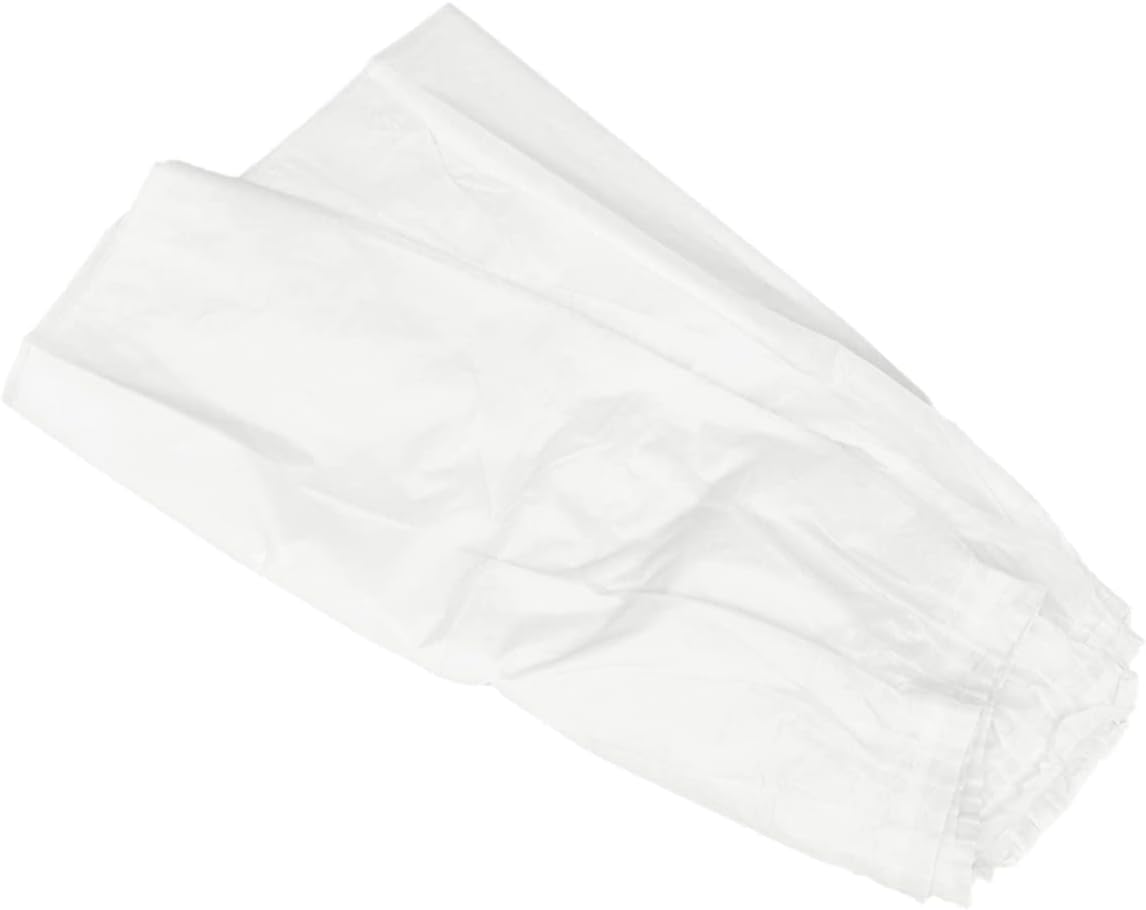 Disposable Plastic Party Table Skirt PEVA White for Wedding Decor