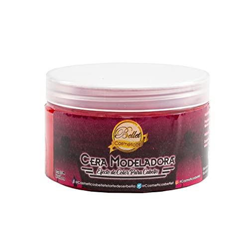 Coloración, Beauty Bellet Cera Modeladora para Cabello con Color Rojo, 120 gr