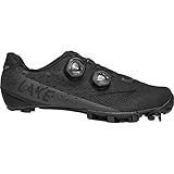 Lake MX238 XC Wide Mountain Bike Shoe - Men's Black/Black, 43.0