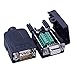 ANMBEST 10PCS DB9 Female Breakout Connector,DB9 Solderless RS232 D-SUB Serial to 9-pin Port Terminal Adapter Connector Breakout Board with Case Long Bolts Tail Pipe