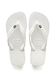 Cierre: Sin cordones Havaianas Brasil, Flip-Flop Unisex Adulto, White, 41/42 EU