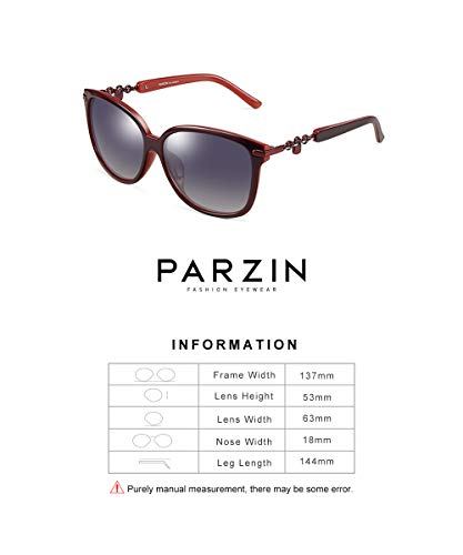 Polarized Protection Big Sunglasses Parzin For Men And Women Casual Driving Eyewear With Lock Design Pz9228 #TOP3
