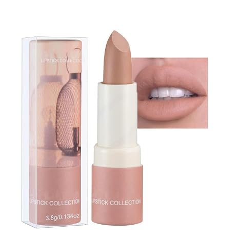 Amazon.com : AKARY Matte Nude Lipstick, Bold & Intense Nudes Paper Tube