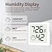 LEOALF Mini Humidity Meter Hygrometer 6 Pack Room Thermometer Indoor Digital Temperature and Humidity Monitor for Home House Office Garden and Cellar