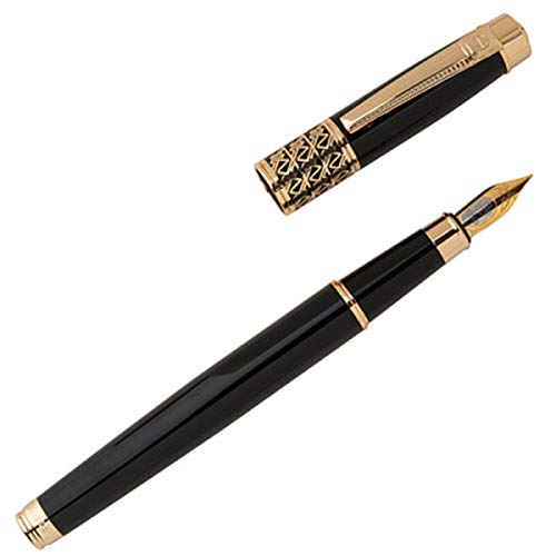 VIDOO Füllfederhalter Schwarz Und Helle DREI-Stift-Stift Tinte Geschenk-Box-Set Für Studenten-Business
