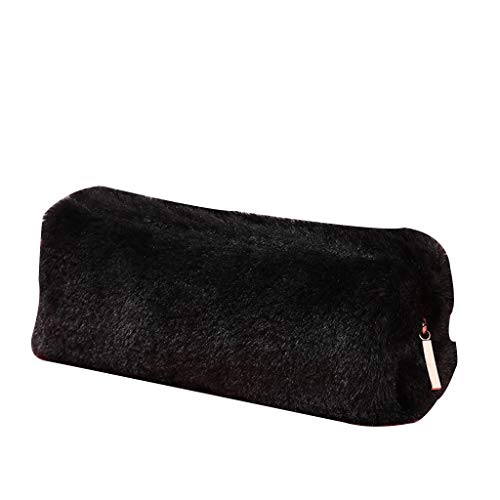 Estuches Escolar, RISTHY Bolso de Pluma Estuche de Maquillaje Cosmético Felpa Caja de Lápices Estuche de Papelería Bolsa de Lápices Gran Capacidad Bolso de Almacenamiento Ideal para Regalo