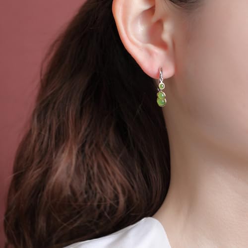 Bijoux en jade naturel délicat et jaspe de qualité joaillerie - 5