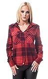 COOLES DAMEN LANGARM FLANELLHEMD: Das original Karohemd von ROCK-IT Apparel hat einen coolen vintage Look. Die Ärmel sind nach dem lockeren aufkremplen ganz einfach mit dem eingenähten Riegel und Knopf zu fixieren. Hergestellt in Europa.