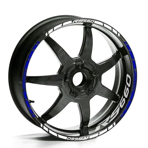 Autocollant jante 17 pouces Aprilia RS 660 bande réfléchissante moto