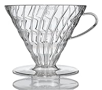 Hario V60 Kunststoff-Kaffeetropfer, Größe 03, transparent