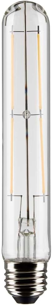 Satco 8-Watt LED E26 Light Bulb, 3000K, 15000 Hour Rating, Dimmable (Pack of 6)