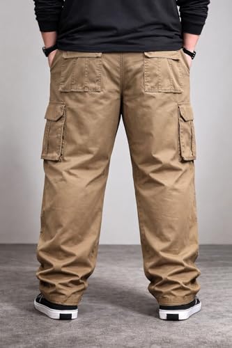 Image of INKKR Men Plus Size Cargo Pants || Plus Cargo Pants Cotton || 2XL-6XL