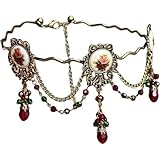 Toivexa チョーカー ヴィンテージ タッセル ネックレス ゴシック ジュエリー ペンダント スチームパンク アクセサリー