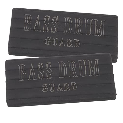 ULDIGI 2Pcs Non Slip Drum Foot Pads Durable Drum Mats for Jazz Drum Pedal Easy Installation Sound Insulation and Shock Protection for Drum Players