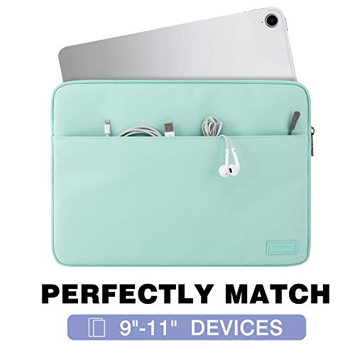 MoKo-11-Pulgadas-Tableta-Funda-Fibra-Poliester-Cierra-Camellera-Compatible-con-iPad-Pro-11-20220202018-iPad-8a-7a-102-iPad-Air-4a-1093-iPad-97-Surface-Go-2-Galaxy-Tab-105-Menta-Verde