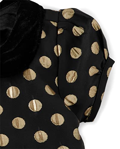 Gymboree Girls And Toddler Girls Short Sleeve Dressy Dresses, Black/Gold, 8 #TOP2