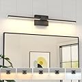 VOLISUN Bathroom Vanity Light 31.5 inch, 5CCT Dimmable, 28W LED Bathroom Light Fixture Over Mirror, Black Bar Vanity Lights for Bathrooms Mirror Cabinets -ETL Certificated