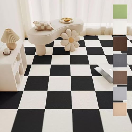 Nagine ペット用 タイルマット 20枚 30x30cm 5mm 大判防音 撥水 ズレない 吸着マット ジョイントマット ずれない タイルマット ペット用 洗える 保温 滑り止め 床暖房対応 フローリングマット/賃貸/家庭/業務用 DIY 取り付けが簡