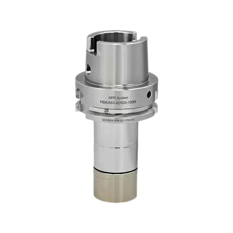 Stainless Steel HSK Series Handle 32/40/50E/63A/CNC | ER Handle Strong Drilling Chuck Side Fixed Probe(HSK63A-ER32-160L)