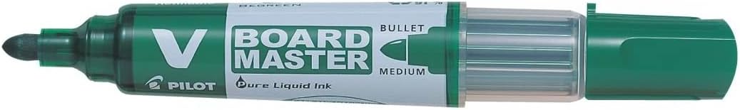 Pilot Vboard Master Green Whiteboard Marker (Pack of 10)