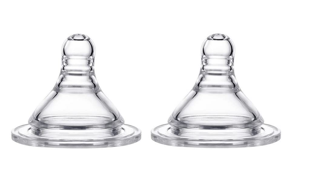 Cuckoos Baby Bottle Nipple Nipple/Teat for Baby Steel Feeding Milk Bottles/Wide Neck Bottle Nipple (Pack of 2)-image-11