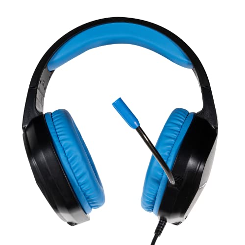 Onlan CM-5 Gaming-headset met geïntegreerde microfoon, 3,5 mm jackingang, blauw - Afbeelding 3
