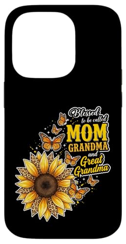 Blessed To Be Called Mom And Grandma �Ђ܂�� �q���E �}�} �X�}�z�P�[�X iPhone 14 Pro �p