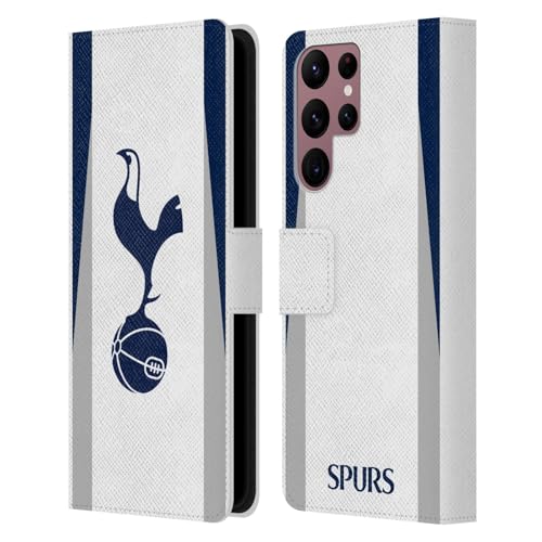Étui portefeuille en cuir Tottenham Hotspur F.C. pour Samsung Galaxy S22 Ultra 5G