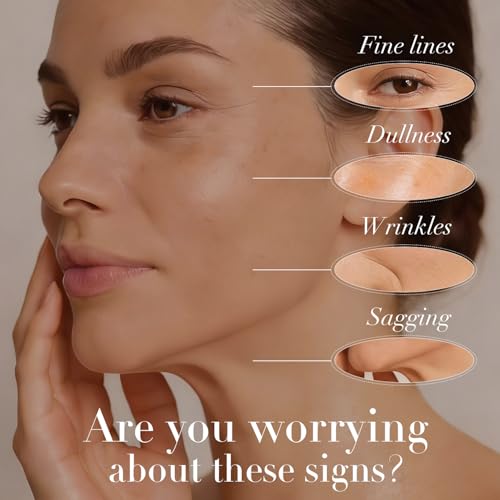 QAH Instant Firming & Tightening Face Serum, Fast-Acting Lifting Look for Face & Neck | Visible Smoothing Effect, Lightweight Serum for Special Occasions 1.01 fl.oz