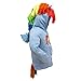 My Little Pony Rainbow Dash Face Kids Sky Blue Costume Hoodie Sweatshirt