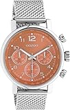 OOZOO Timepieces Herren Uhr - Armbanduhr Herren mit 20mm Mesh Armband - Analog Herrenuhr mit Milanaiseband in rund C10903