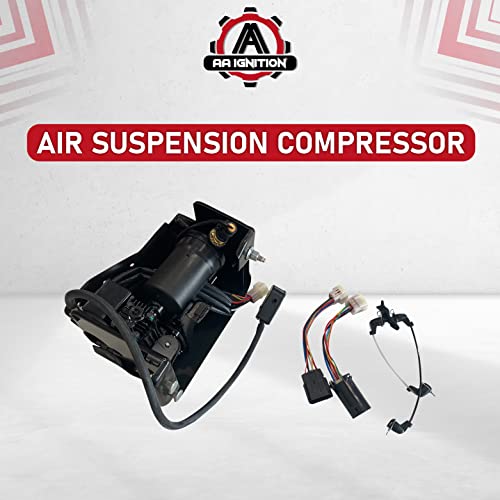 Air Suspension Compressor With Bracket - Air Bag System - Replaces 15254590, 19299545, 15296756 - Compatible With Cadillac, Chevy And Gmc Suvs - Escalade, Avalanche, Suburban, Tahoe, Yukon, Xl1500 #TOP5